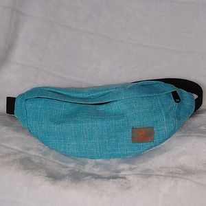 Baby blue & orange Tinyat fanny pack